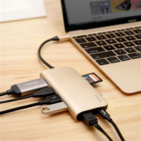 Baseus Almighty Hub USB Type-C Multi Adapter for MacBook Laptop