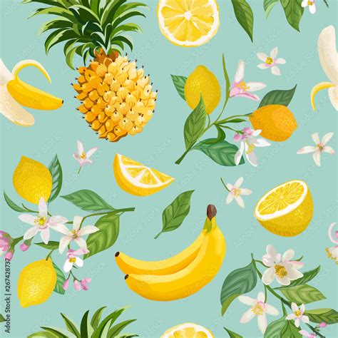 Tropical Fruit Background