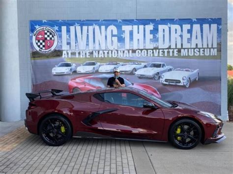 Brad Paisley C8 National Corvette Museum Delivery outside - CorvetteForum