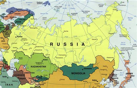 Political map of Russia. Russia political map | Vidiani.com | Maps of all countries in one place