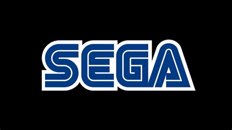 Sega logo, video games, Sega, black background, simple HD wallpaper | Wallpaper Flare