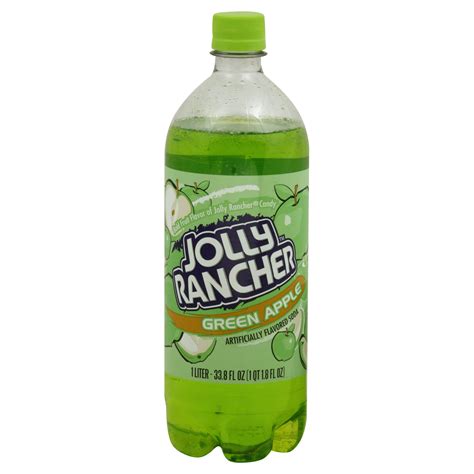 Jolly Rancher Soda, Green Apple 33.8 fl oz (1 qt 1.8 fl oz) 1 lt - Food ...