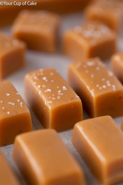 The BEST Soft Homemade Caramels - Your Cup of Cake | Homemade caramel recipes, Homemade caramel ...