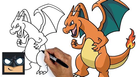 How To Draw Pokemon | Charizard || Step by Step Drawing Tutorial for ...