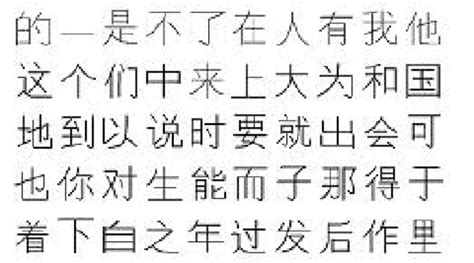 Examples of 50 normalized Chinese characters in the songti written style. | Download Scientific ...