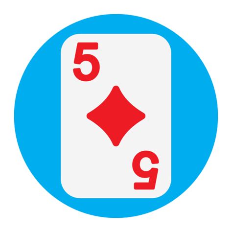 Five of diamonds Generic Circular icon