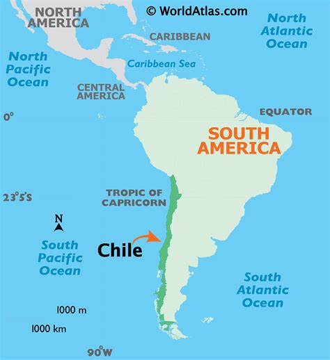 Where Is Chile Located On The World Map