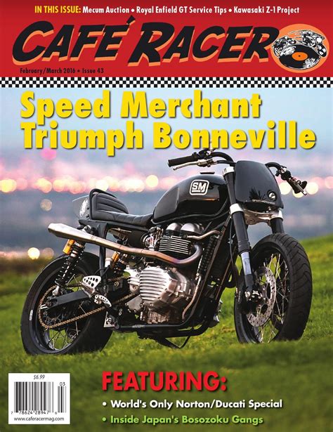 Café Racer Digital Magazine | Issue #43 | Cafe racer, Triumph ...