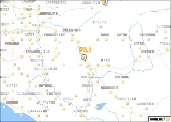 Pili (Philippines) map - nona.net