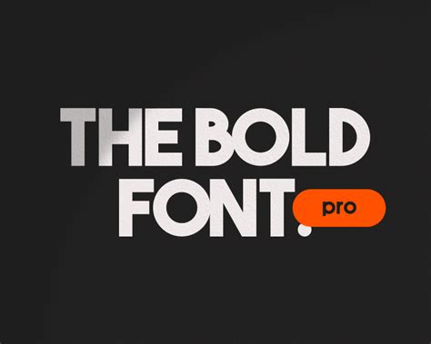 The Bold Font | dafont.com