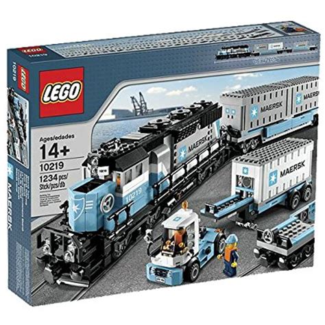 LEGO Creator Maersk Train 10219 (Discontinued by manufacturer) | Lego trains, Lego, Lego train ...