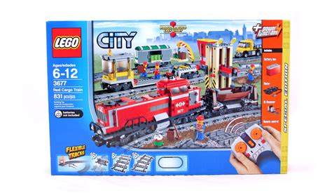 Red Cargo Train - LEGO set #3677-1 (NISB) (Building Sets > City)