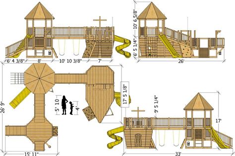 Edward Thatch Deluxe Pirate Ship Playground – Paul's Playhouses Playground Landscaping, Backyard ...