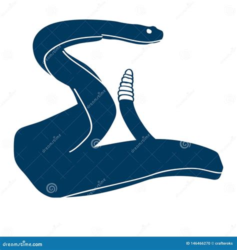 Rattlesnake Vector Eps Hand Drawn, Vector, Eps, Logo, Icon, Silhouette Illustration by ...