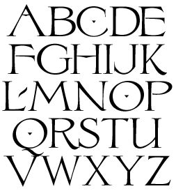 Cek Calligraphy Font Roman | Contoh Kaligrafi Terbaik