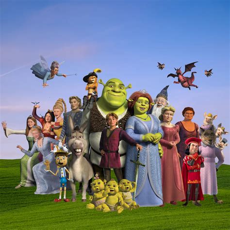 A poster I made of most of the characters : r/Shrek