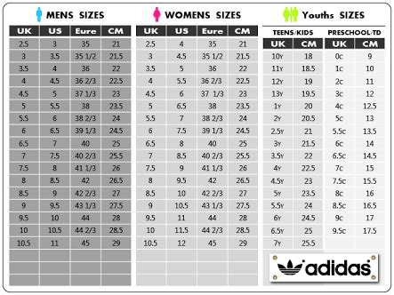 Top Hơn 30+ Về Adidas Size Guide Hay Nhất