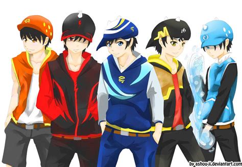 BoboiBoy 5 Elements by ashou-ji on DeviantArt