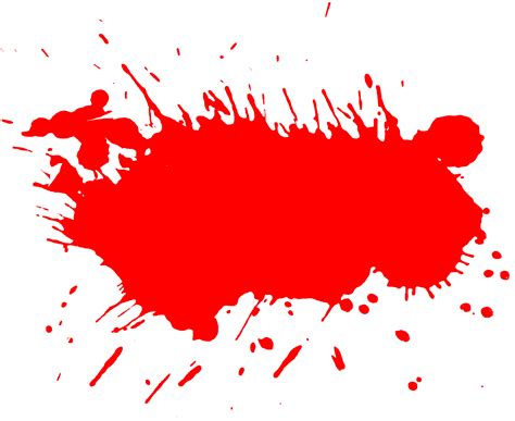 15 Red Paint Splatters (PNG Transparent) | OnlyGFX.com