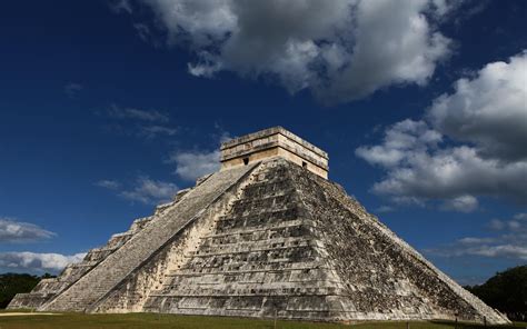 The Kukulkan Pyramid en Chichen Itza HD Desktop Wallpaper: Widescreen: alta definición: pantalla ...