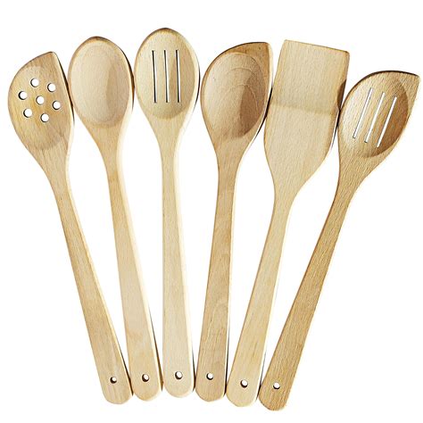 Wooden Spoons, Set of 6. – ECOSALL