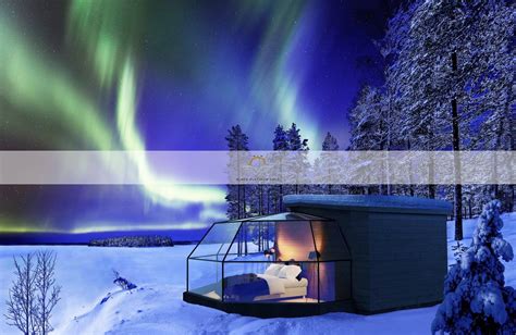 Finnish Lapland in Style: Northern Lights from a Luxury Glass Igloo | Black Platinum Gold