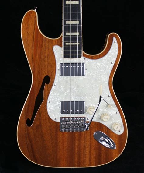 Fender Japan Stratocaster Thinline ST/HO/2H – Vintage Mahogany | Luthier guitar, Fender ...