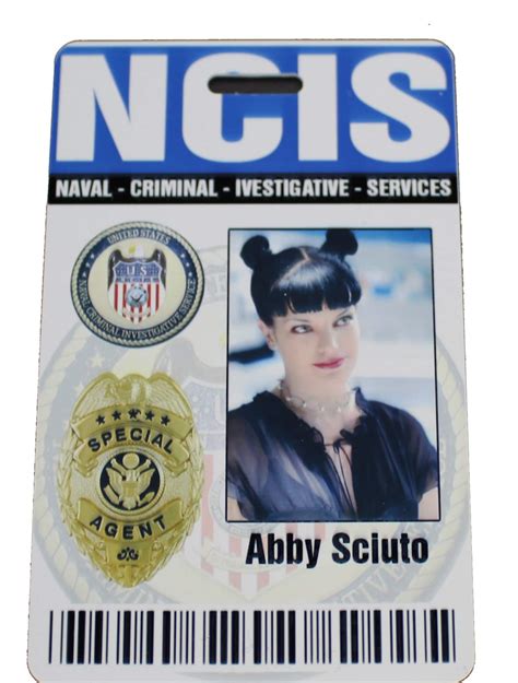 NCIS Abby Prop ID Badge | Etsy