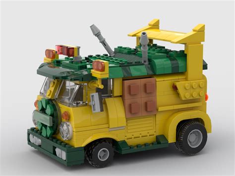 LEGO MOC Turtle Van Party Wagon TMNT by legobymunzy | Rebrickable - Build with LEGO