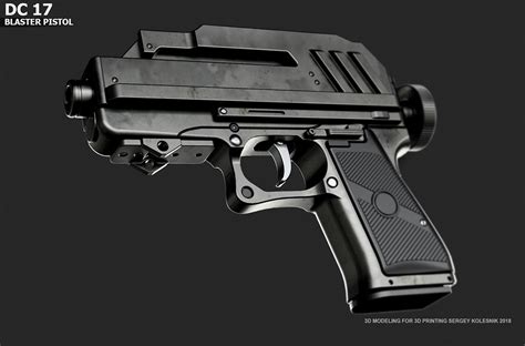 DC17 Blaster Pistol | Behance