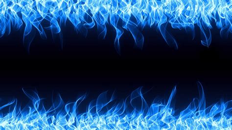 Abstract Blue Flame Wallpaper Download