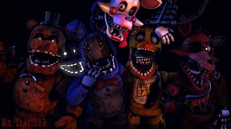 Fnaf 2 Withered Foxy Wallpaper - img-Bachue