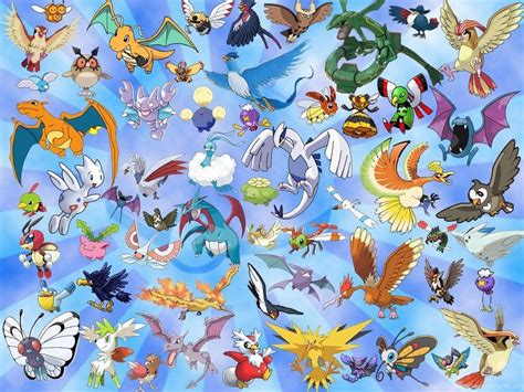 Flying-type Pokémon Wallpapers - Wallpaper Cave