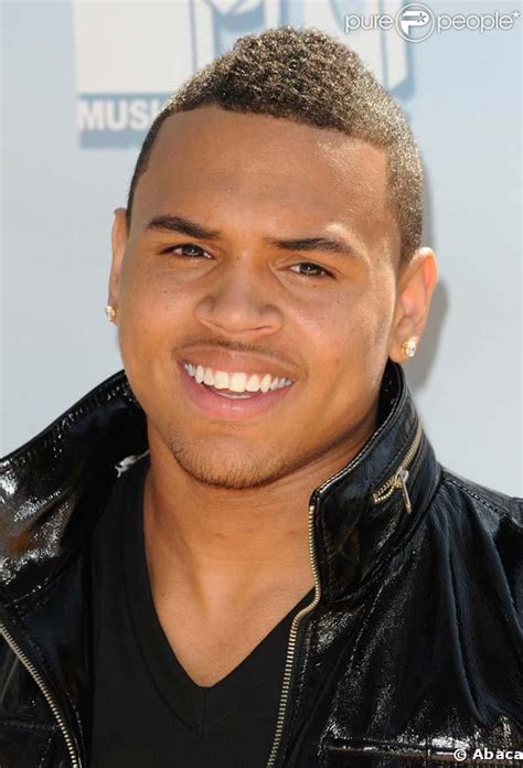 Celebrity Hairstyle: Chris Brown Short Hairstyles