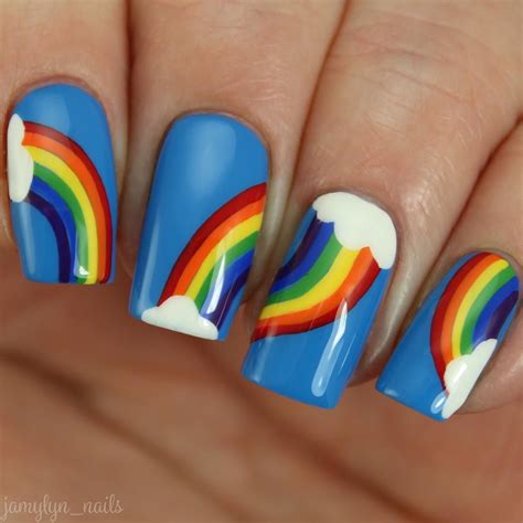 Rainbow Nail Art | Rainbow nail art, Rainbow nails, Nail art