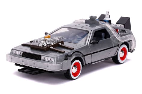 DeLorean Time Machine with Lights, Back to the Future III - Jada Toys 32166 - 1/24 scale Diecast ...