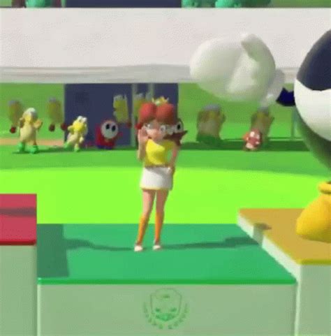 Mario Golf Princess Daisy GIF - Mario Golf Princess Daisy Super Mario ...