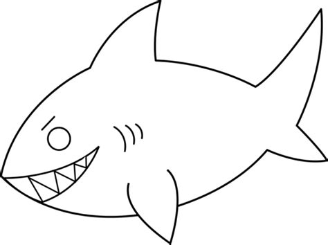 Free Shark Line Art, Download Free Shark Line Art png images, Free ClipArts on Clipart Library