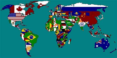 The world made out of flags by transformersfan482 on DeviantArt