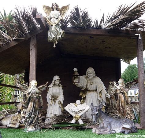 How to Create a Beautiful Outdoor Nativity Scene | Joy Us Garden