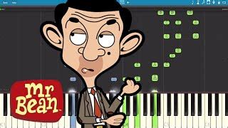 Mr Bean Animated Series Theme - Piano Tutorial - How to play Mr Bean ...