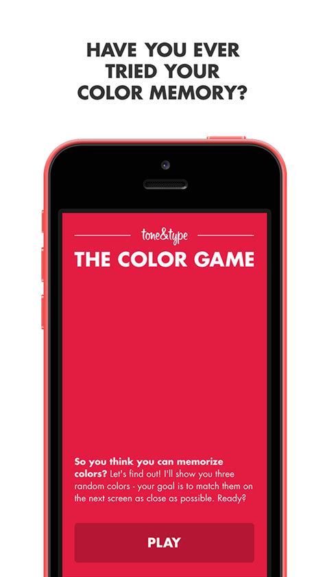 The Color Game on Behance