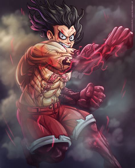 Luffy Gear Fourth Snake Man (Fan Art) by TomislavArtz on DeviantArt