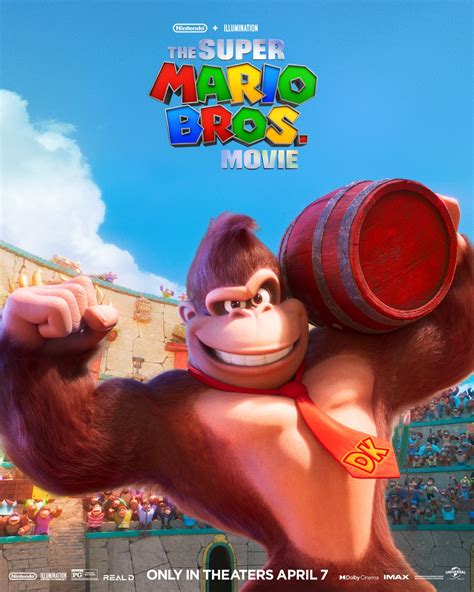 The Super Mario Bros. Movie | Donkey Kong | Character Poster - Super ...