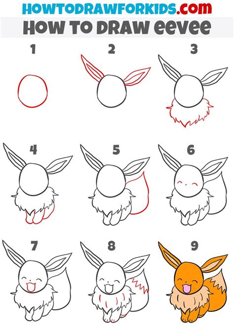 How to Draw Eevee | Easy drawings, Cute easy drawings, Pokemon drawings