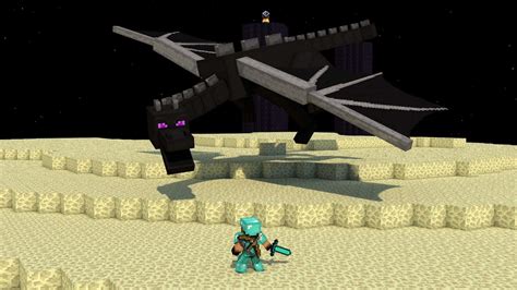 [100+] Minecraft Ender Dragon Wallpapers | Wallpapers.com