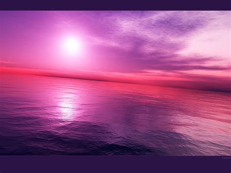 Purple Sunset Desktop Wallpaper - WallpaperSafari