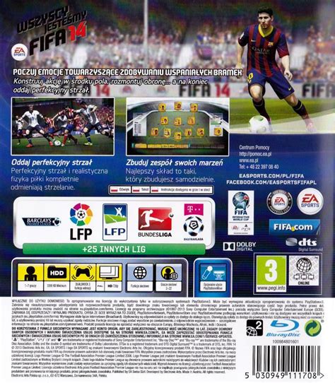 FIFA 14 cover or packaging material - MobyGames