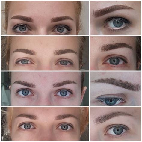 Eyebrow tattoo healing stages, healing process, and aftercare.