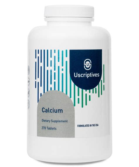 Calcium Tablets for Adults - 1200 mg of Calcium | Uscriptives